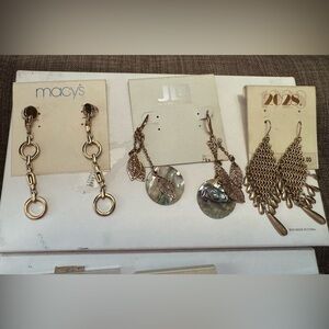 Variety of brands six pairs of fashion earrings